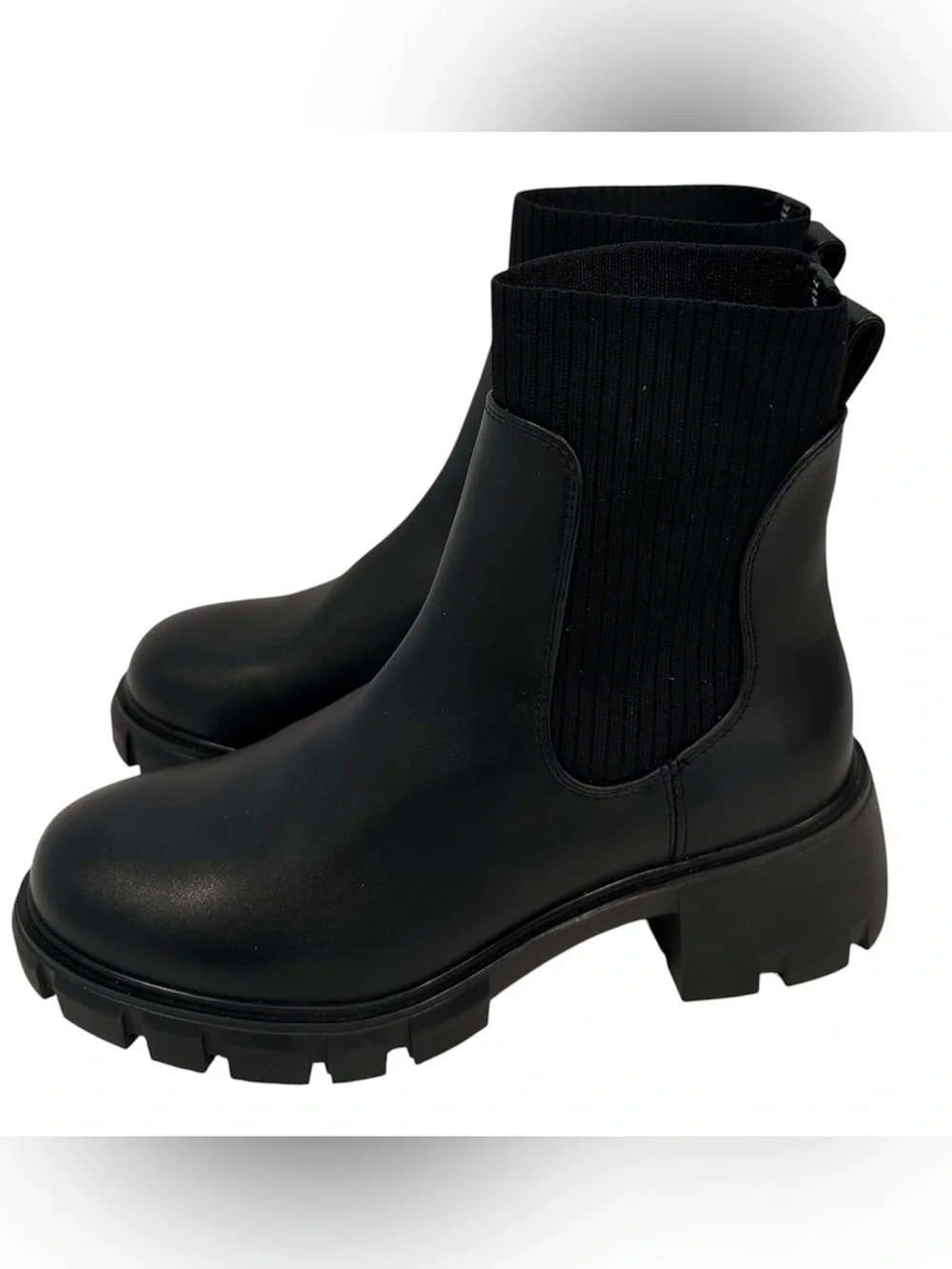 Steve Madden Hutch Black Ankle Boots Women's US 7.5